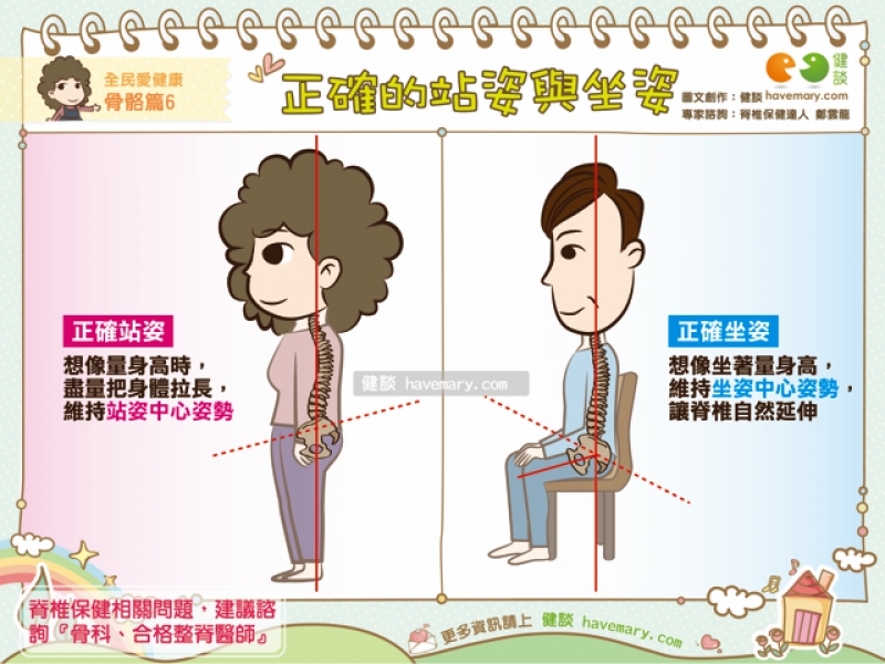 正確的站姿與坐姿|全民愛健康 骨骼篇6